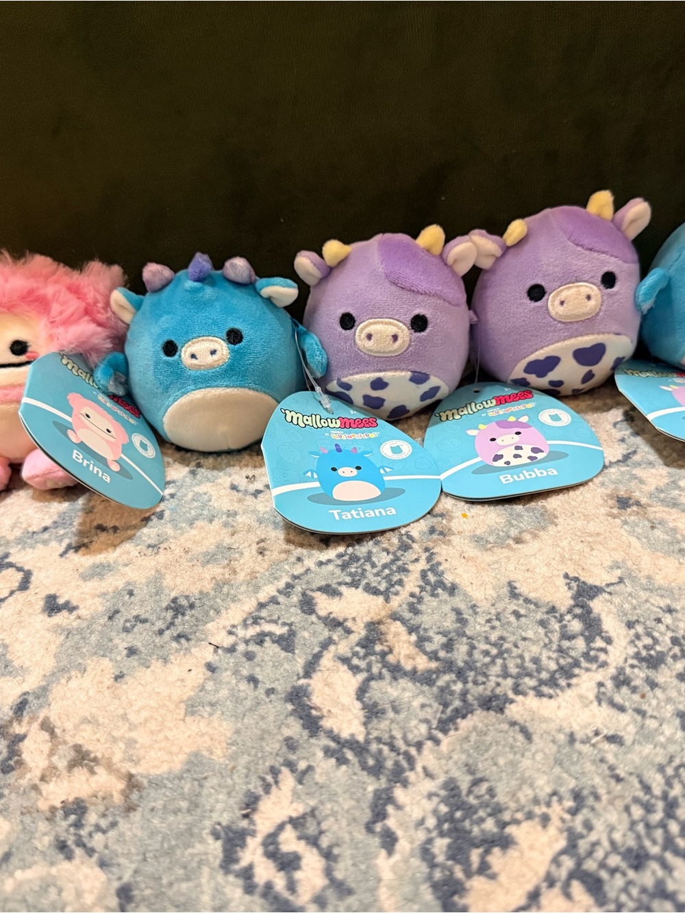 Plush Squeeze Toy - Blue and Purple Pink Mallow squishmallow